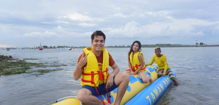 Keseruan Jessica Mila dan Kevin Julio Syuting di Bali