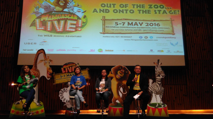 Teater Musikal Madagascar Sambangi Jakarta