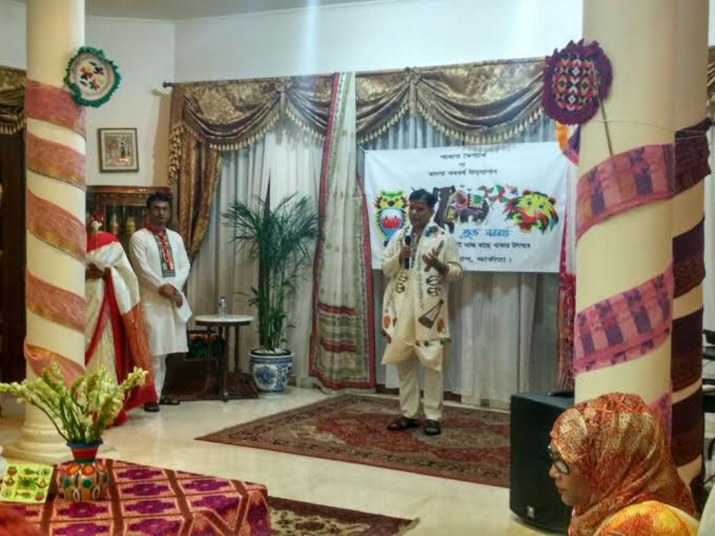 Perayaan tahun baru Bangladesh di kediaman Dubes Bangladesh untuk Indonesia, Nazmul Quaunine (Foto: Nabila Gita/mtvn)