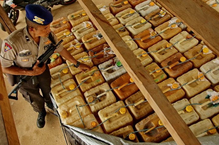 Polisi Berhasil Gagalkan Penyelundupan BBM