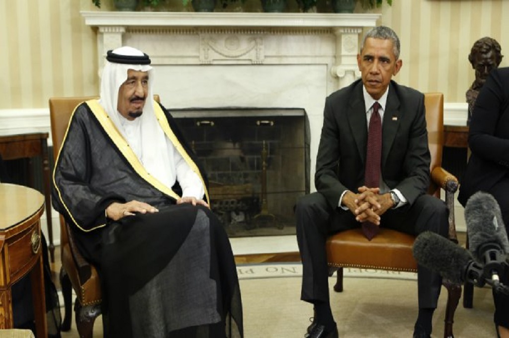 Presiden AS Barack Obama (kanan) dan Raja Salman dari Arab Saudi. (Foto: AFP/Yuri Gripas)