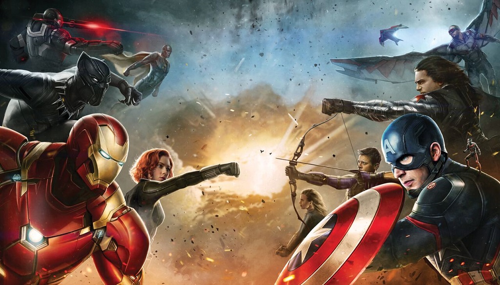 Civil War adalah pertarungan antara Iron Man dan Captain America.