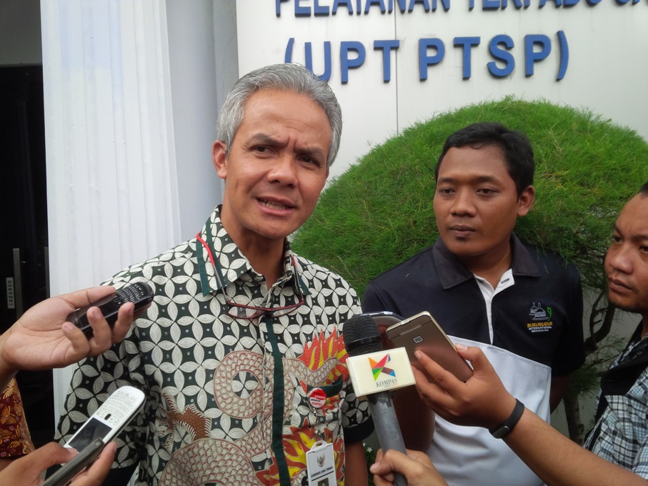 Gubernur Jawa Tengah Ganjar Pranowo. (Metrotvnews.com/Dhana Kencana)