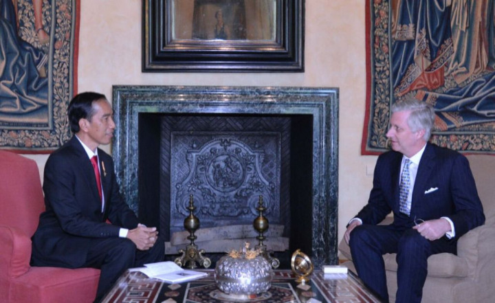 Temui Raja Philippe, Presiden Jokowi Kecam Serangan Bom Brussels