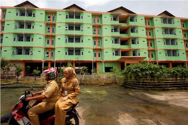 Ilusrasi rumah susun sewa. Foto: MI/ Galih