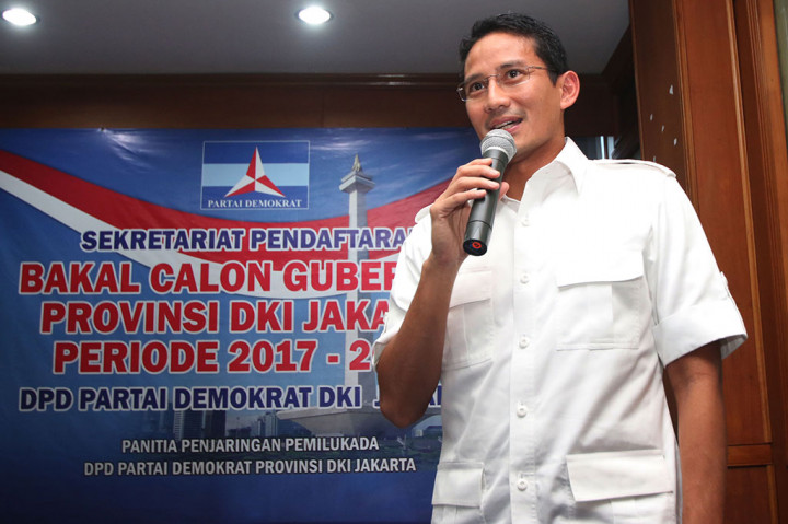 Sandiaga Uno Kembalikan Formulir Partai Demokrat