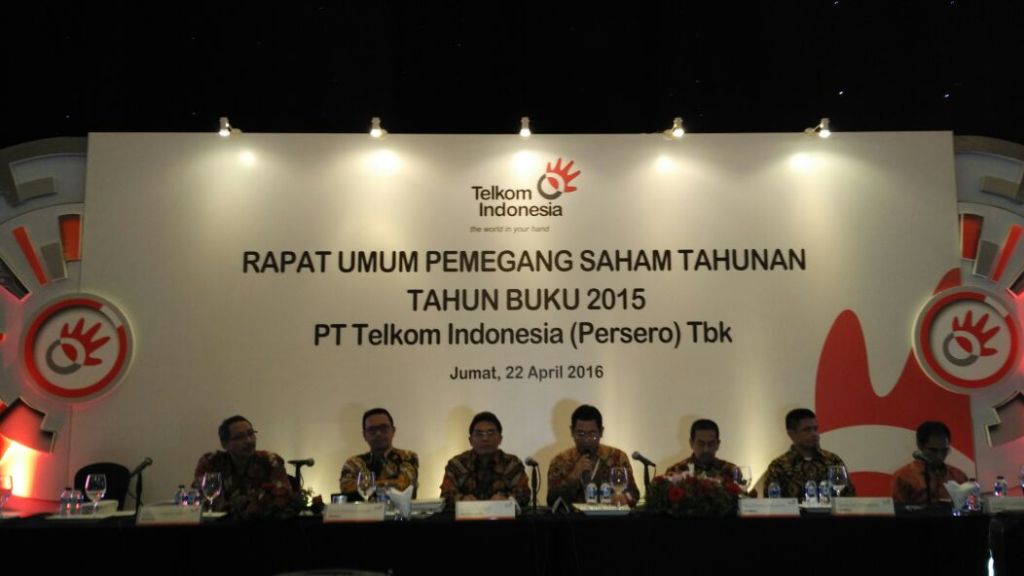RUPS Telekomunikasi Indonesia. (FOTO: MTVN/Dian Ihsan Siregar)