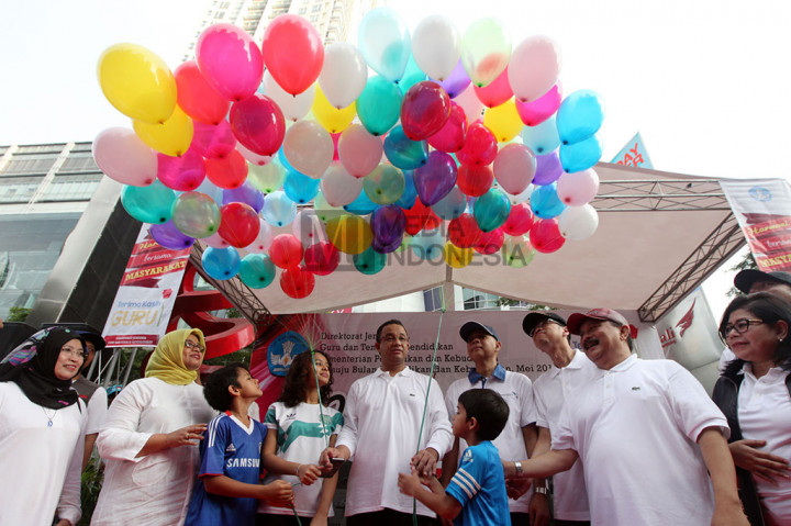 Anies Baswedan Hadiri Peluncuran Hardiknas