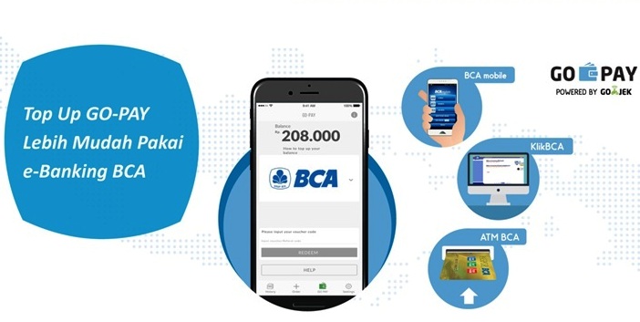 Top Up GO-PAY dari GO-JEK? Gunakan e-Banking BCA