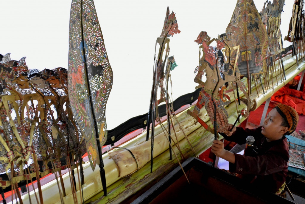 Antusias Pedalang Muda Ikuti Festival Dalang