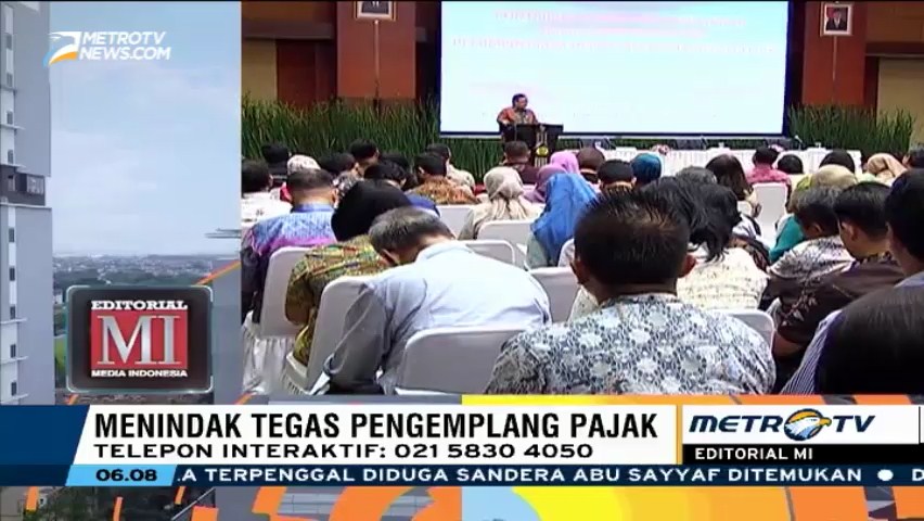 ?Menindak Tegas Pengemplang Pajak