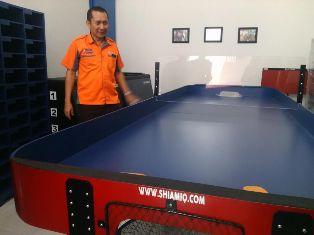 Diklat Kemenpora Kunjungi Pabrik Meja Tenis Ramah Difabel