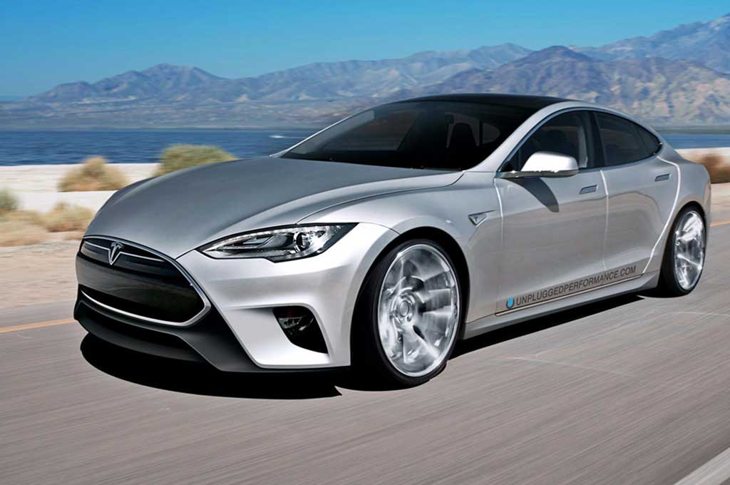 New Tesla model S di klaim dapat melaju hingga 487 kilometer dengan sekali pengisian. GTspirit Limited