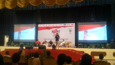 Produser TV Berbagi Serunya Proses Syuting ke Ratusan Mahasiswa Yogya