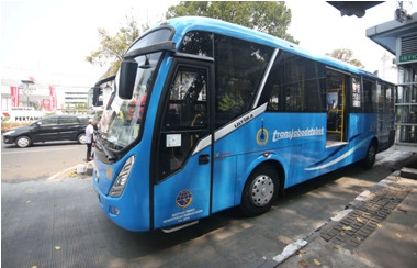 50 Bus Transjabodetabek Siap Melayani Bogor dan Tangerang