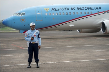 Presidential Plane at Halim Perdanakusuma Air Base