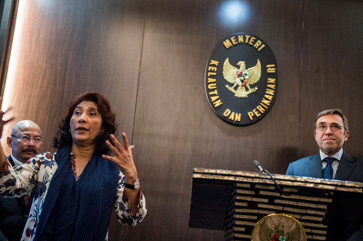 Menteri Susi Serahkan Bukti kepada Argentina