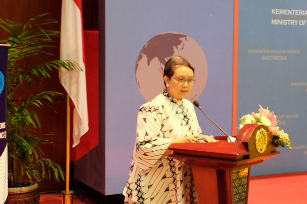 Menlu Retno Marsudi membahas sinergi SDGs dengan PBB (Foto: Dok. Kemenlu)