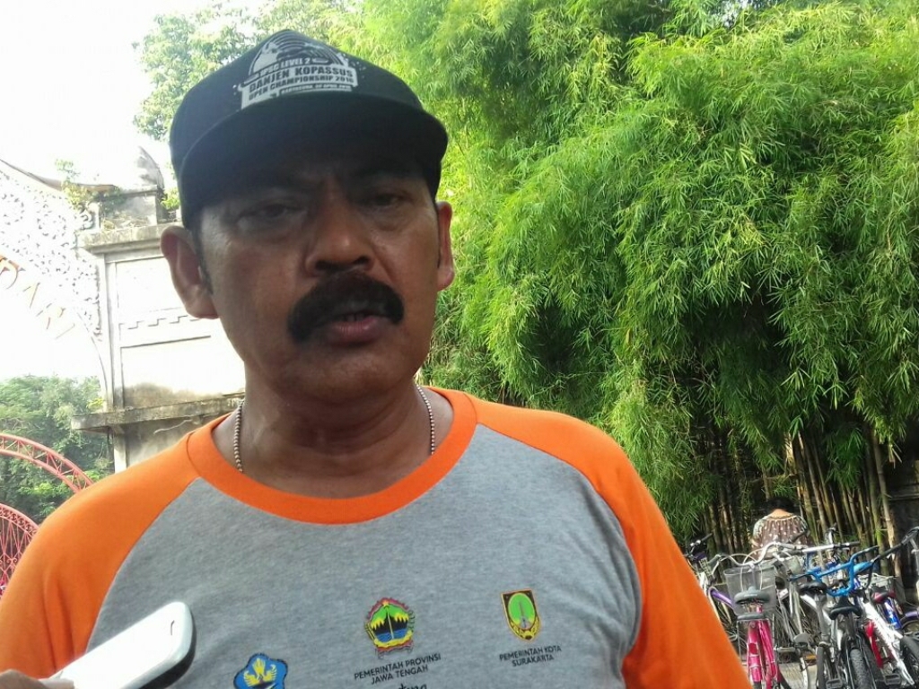 Wali Kota Solo FX Hadi Rudyatmo saat kegiatan Car Free Day di Kota Solo, Jawa Tengah, Minggu 1 Mei 2016 (Foto: MTVN/Pythag Kurniati)
