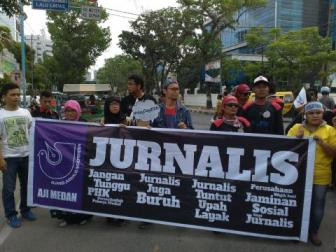 AJI Medan Desak Pemerintah Wujudkan Upah Sektoral Jurnalis
