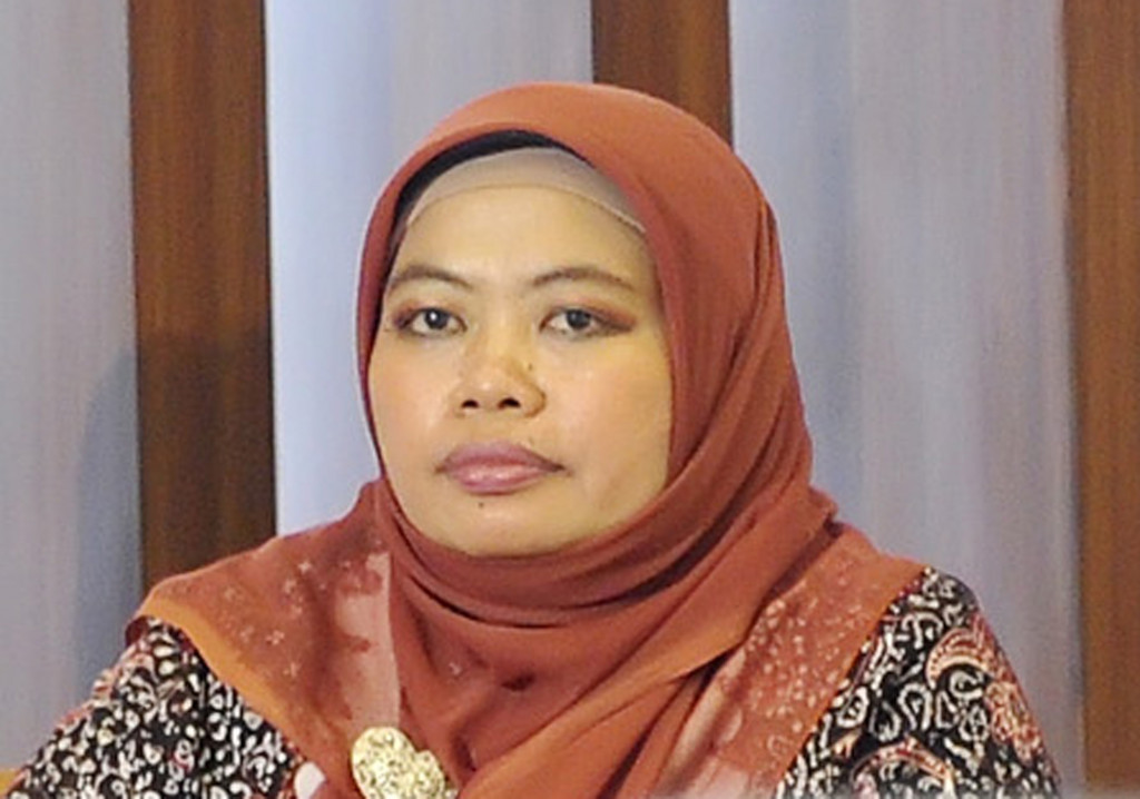 Direktur Eksekutif INDEF Enny Sri Hartati.  (ANTARA FOTO/Yudhi Mahatma)