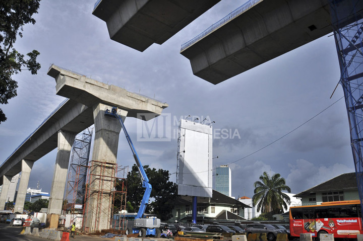 Pembangunan Jalan Layang Ciledug-Tendean Masuki Struktur Atas