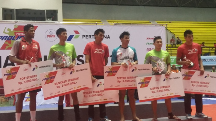 Daftar Pemain Putra dan Putri Terbaik Proliga 2016