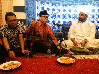 Bertemu Habib Syech, Ketua MPR Disuguhi Syi`ir Antinarkoba