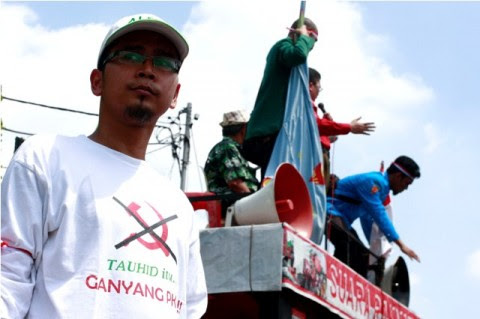 Anti-communist demonstration (Photo: MI/Galih Pradipta)