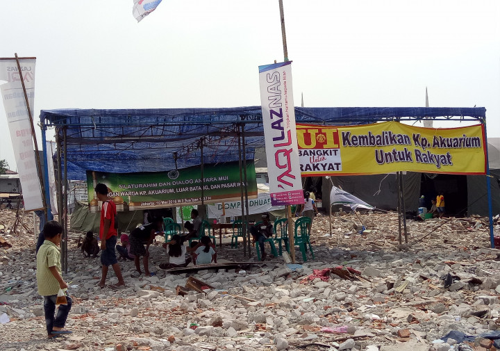 Warga Kampung Akuarium Bantah Dapat Jatah Uang Harian