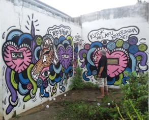 Seni Mural Ilustrasikan Keprihatinan atas Kekerasan Seksual