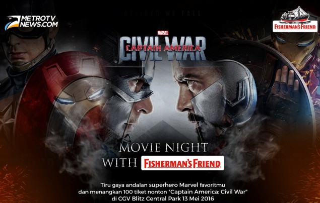 Serunya MOVIE NIGHT-Captain America Civil War