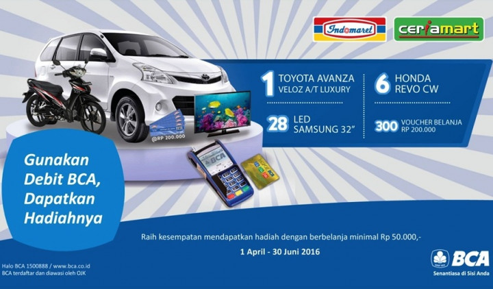 Bayar dengan Debit BCA di Indomaret, Bawa Pulang Avanza Veloz!