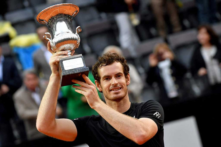 Taklukkan Djokovic, Murray Rengkuh Gelar Italia Terbuka