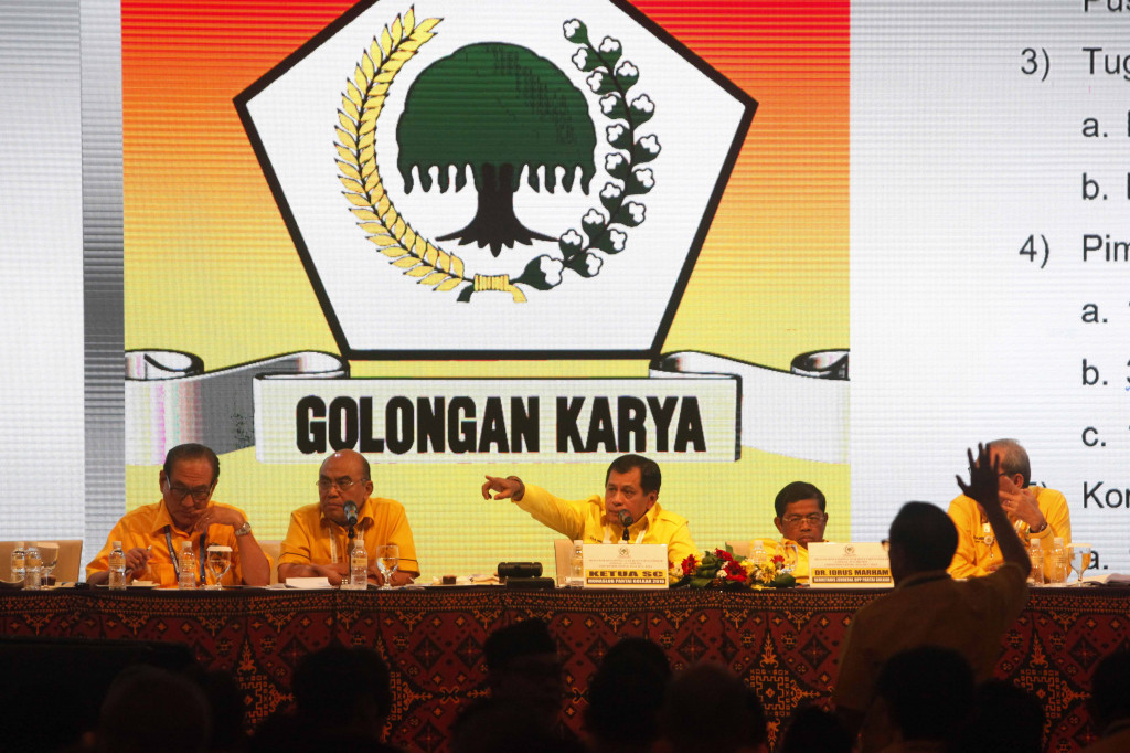 Munaslub Partai Golkar di Nusa Dua, Bali, Minggu (15/5). (MI/Romy Pujianto)