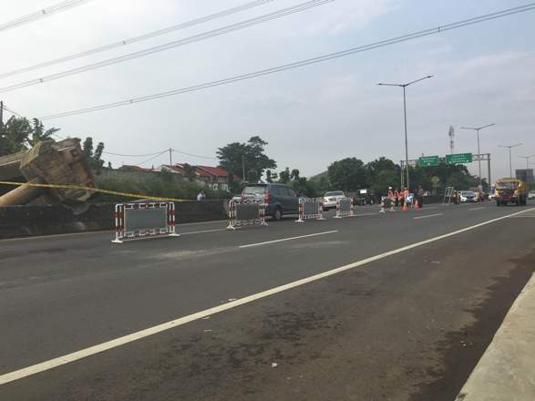 Tol Jakarta-Serpong Kembali Normal