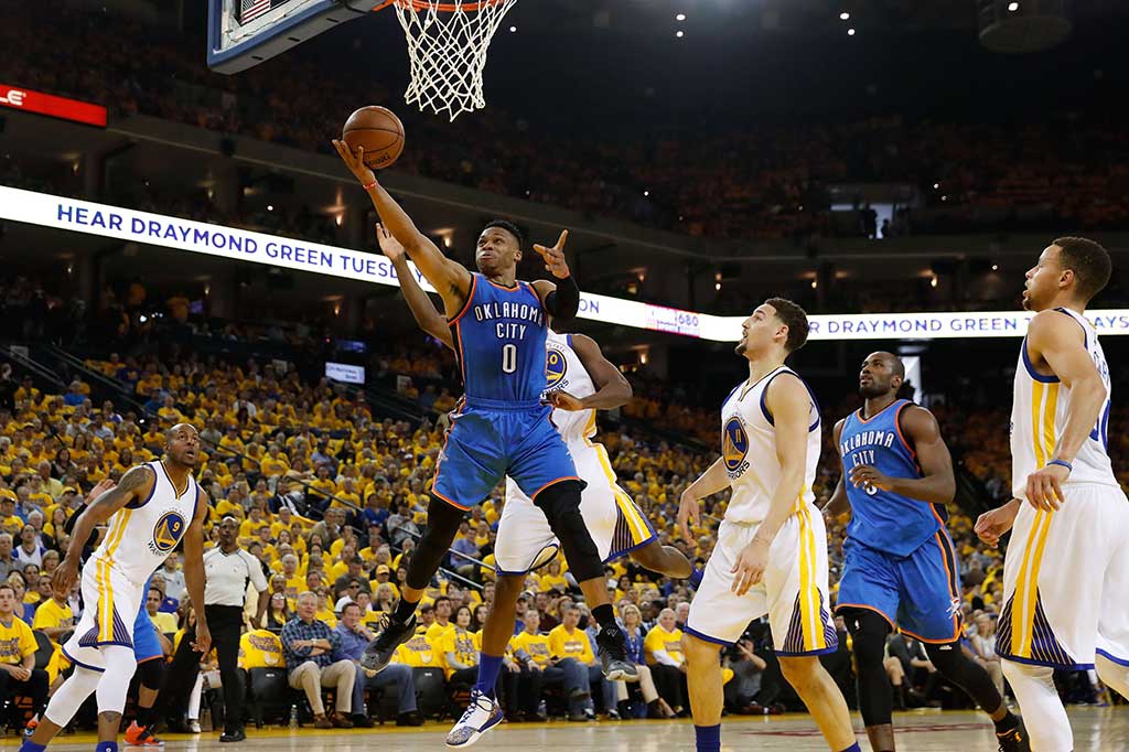 Thunder Tundukkan Warriors 108-102