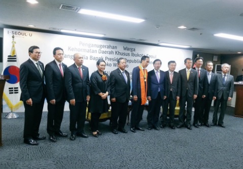 Presiden Jokowi Menjadi Warga Kehormatan Kota Seoul