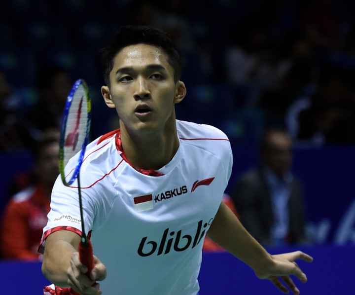 <i>Jumping Smash</i> Jonatan Bawa Indonesia Unggul atas India