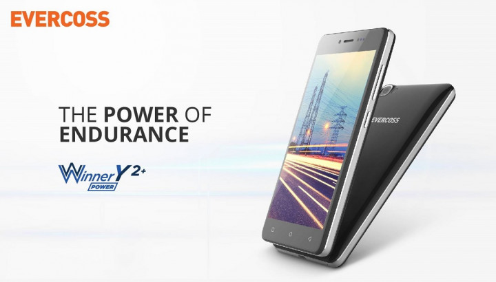 Evercoss Winner Y2+ Power Meluncur, Andalkan Baterai Jumbo