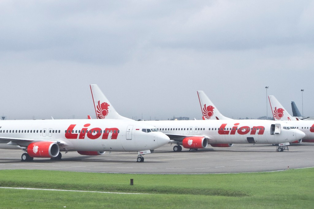 Ilustrasi Lion Air. (FOTO: MI/Atet Dwi Permata)