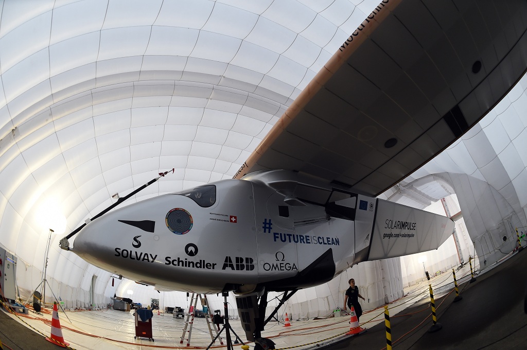 Pesawat Solar Impulse 2. Foto: AFP