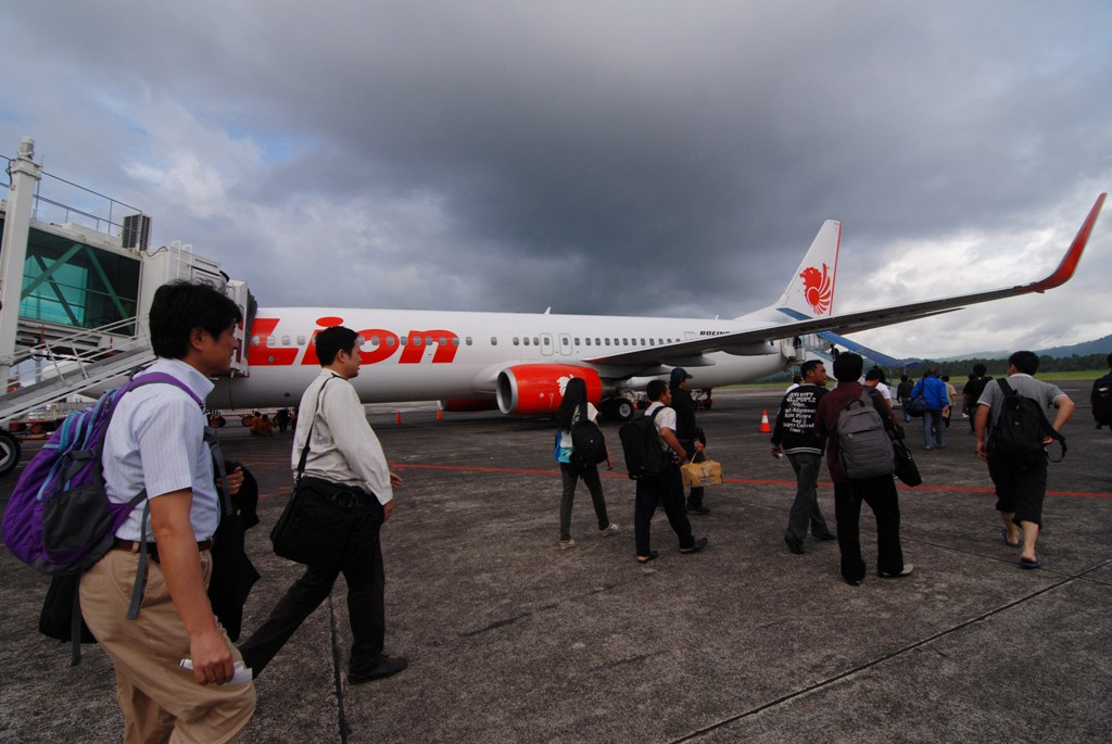 Ilustrasi Lion Air. (ANTARA FOTO/Fiqman Sunandar)
