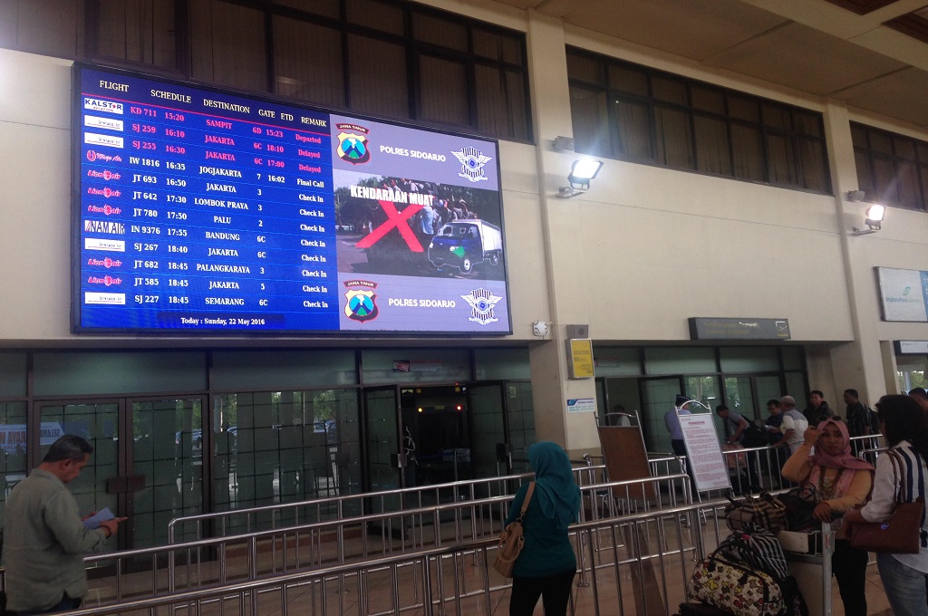 Suasana di Bandara Juanda Sidoarjo, MTVN - Syaikhul Hadi