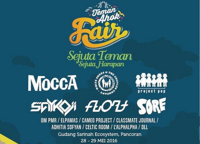 Sore, Saykoji hingga Iis Dahlia Meriahkan Teman Ahok Fair