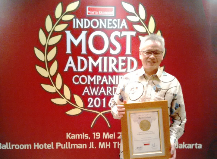 BCA Raih Penghargaan Indonesia Most Admired Companies Award 2016