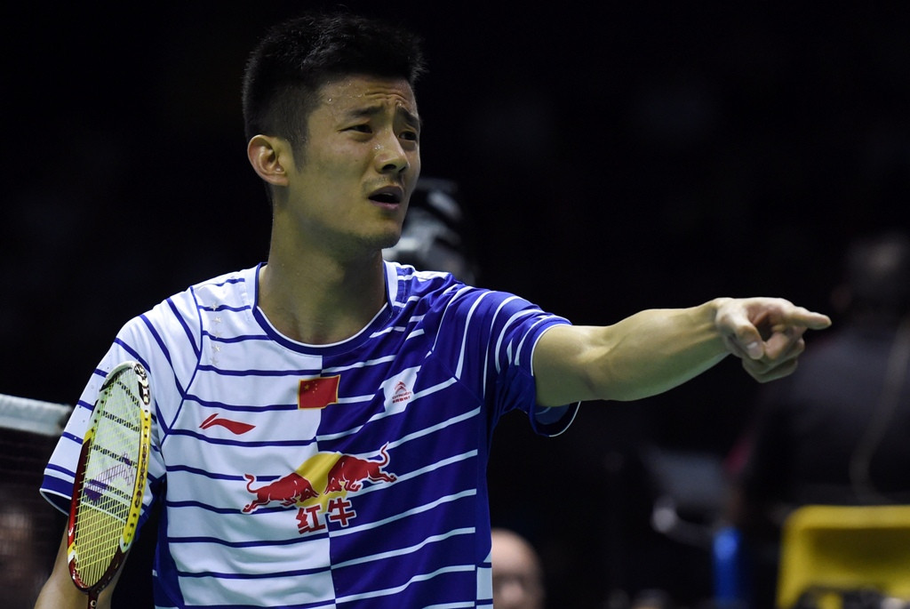 Chen Long mengundurkan diri dari Indonesia Open 2016 (JOHANNES EISELE / AFP)
