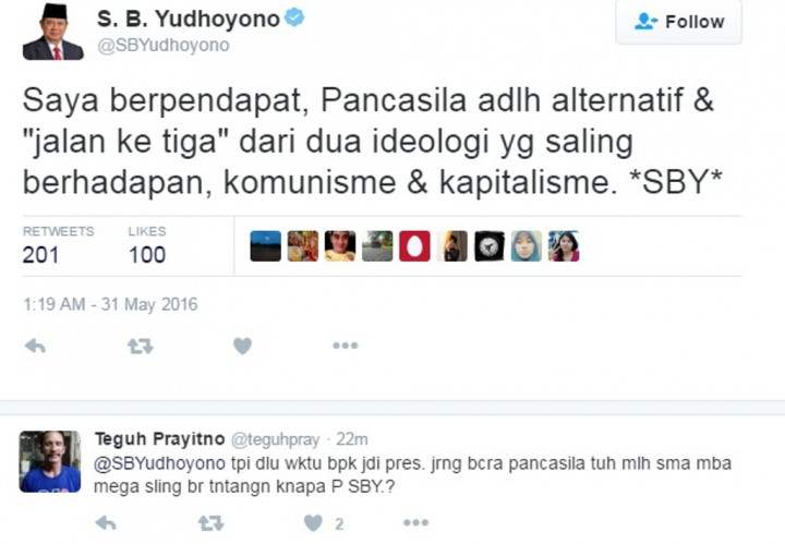 SBY: Pancasila Adalah Alternatif Ideologi Komunisme & Kapitalisme
