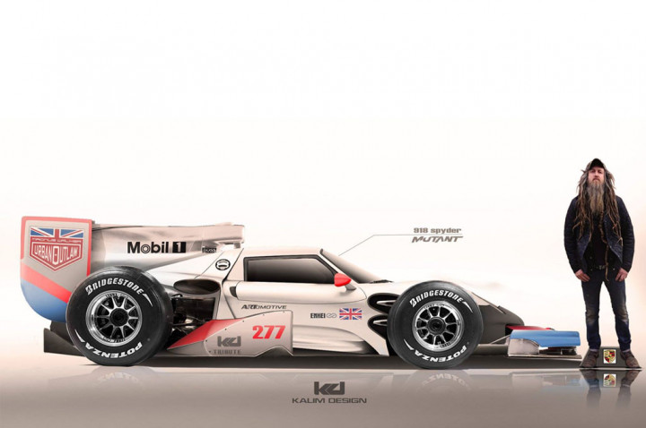 Rekayasa Desain 918 Spyder jadi Mobil Formula 1