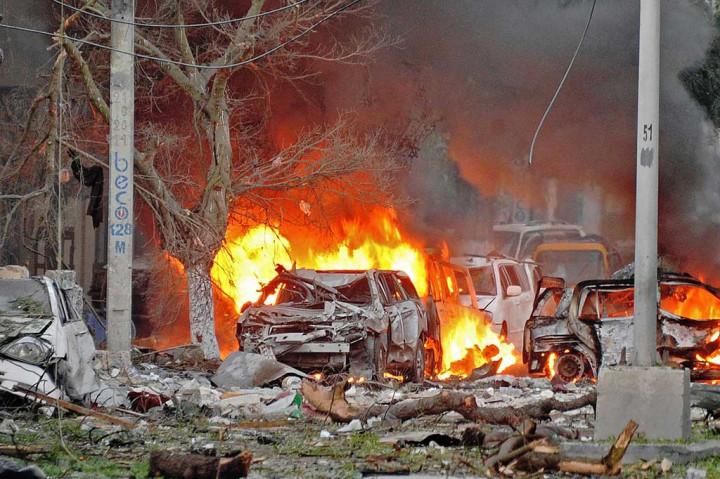 Penyerangan di Hotel Somalia, 10 Tewas